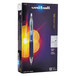A box of 12 Uni-Ball Signo 207 blue ink pens with black barrels.