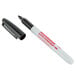 A close-up of a black Sharpie Pro marker with white and red text on the label.