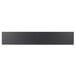A black rectangular Vollrath wood shelf.