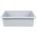Rubbermaid FG335192GRAY Gray 21 1/2 inch x 17 inch x 7 inch Plastic Bus Tub, Bus Box
