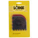 A package containing two black and red Lodge grill scrapers.