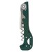 A Franmara Boomerang customizable two-step waiter's corkscrew with a dark green handle and silver screw.