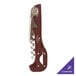 A Franmara Boomerang two-step waiter's corkscrew with a burgundy handle.