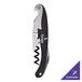 A Franmara Lisse black and silver customizable waiter's corkscrew.