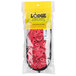 A red and black paisley bandana handle holder in a plastic package.