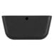 A Lodge black silicone rectangular handle holder with a hole.