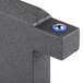 A close up of a black wood Vollrath short crossbar.