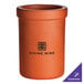 A Franmara terra cotta bottle cooler with the words "Divine Wine" on it.