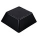 A black square Vollrath melamine bowl.