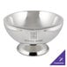 A customizable silver stainless steel bowl with the words "Divine Wine" on it.