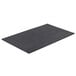 A black rectangular Vollrath granite display platter.