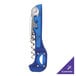 A Franmara Boomerang Two-Step Waiter's Corkscrew with a translucent blue handle and silver screw.