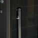 A black stainless steel American Metalcraft smoker pole and base.