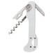 A Franmara Super Boomerang waiter's corkscrew with a white handle.