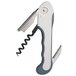 A Franmara Crescendo waiter's corkscrew with a white handle and a black spiral.