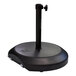 A bronze California Umbrella base with a pole.