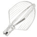A silver Hobart Legacy tinned wing whip with wire loops.