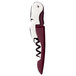 PullPlus Waiter's Corkscrew with Burgundy Enameled Steel Handle