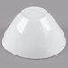 A white bowl with the lid on top.