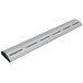 A white metal Hatco curved infrared food warmer beam with LED lights.