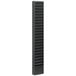 A black steel Safco magazine display rack with 23 compartments.