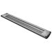 A long rectangular black Hatco food warmer with a long curved tube.