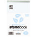 Roaring Spring Enviroshades 12284 6 inch x 9 inch Blue Gregg Rule Steno Notebook - 4/Pack