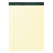 Roaring Spring 74712 8 1/2 inch x 11 inch Legal Rule Canary Note Pad - 12/Pack