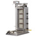 Inoksan PDG 104MN Natural Gas Doner Kebab Machine / Vertical Broiler with Mesh Shield - 20-200 lb. Capacity