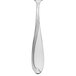 A Oneida stainless steel dinner fork with a curved handle.