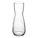 A clear glass Libbey carafe.