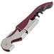 A Franmara Duo-Lever wine opener with a silver and red metal handle.