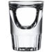 a close-up of a shot glass