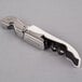 A Franmara Duo-Lever waiter's corkscrew with a white and black enamel handle.