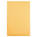 A close up of a yellow Quality Park file envelope with a black border.