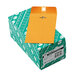 Quality Park 37815 #15 4 inch x 6 3/8 inch Brown Kraft Clasp / Gummed Seal File Envelope - 100/Box