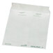 A white Survivor Tyvek mailer with green writing on it.