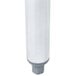 A white cylindrical Eagle Group underbar ice bin with a grey cap.