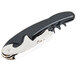 A black and silver Franmara Two-Lever Waiter's Corkscrew with a knife.
