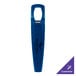 A dark blue Franmara Traveler's plastic bottle opener with a logo that says "cava" on it.