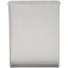 A white rectangular stainless steel crumb tray for a Carnival King popcorn machine.