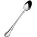 A Bon Chef stainless steel iced tea spoon with a handle.