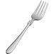 A Bon Chef stainless steel salad/dessert fork with a knot design on the handle.