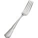A Bon Chef Sorento stainless steel dinner fork with a silver handle.