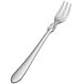 A Bon Chef stainless steel oyster/cocktail fork with a silver handle.