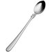 A Bon Chef stainless steel iced tea spoon with a silver handle and spoon.
