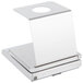 A silver Cardinal Detecto electronic portion scale with a single cone holder tray.