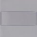 A white rectangular drawer with a blue border.