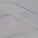 A clear plastic drawer for a Cal-Mil Pullman Loaf Bread Box.