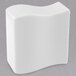 A white square shaped Villeroy & Boch salt shaker.